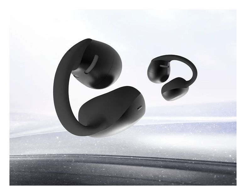 OpenDots Air In-Ear Bluetooth Kopfhörer kabellos 9 h Laufzeit IP55  (Schwarz) 