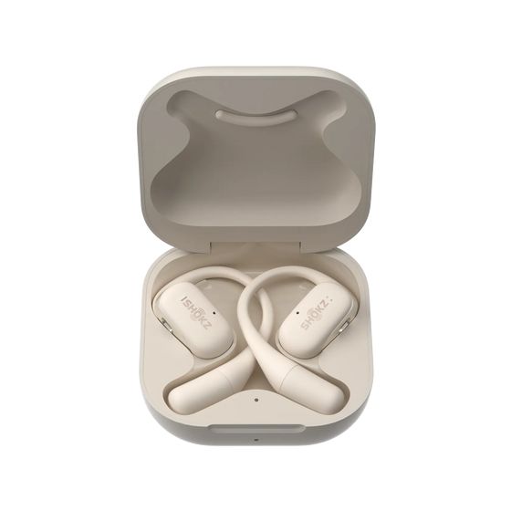OpenFit Bluetooth Kopfhörer kabellos 7 h Laufzeit IP54  (Weiß) 