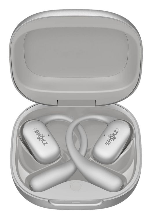 OpenFit 2+ Open-Ear Bluetooth Kopfhörer kabellos 11 h Laufzeit IP55  (Grau) 