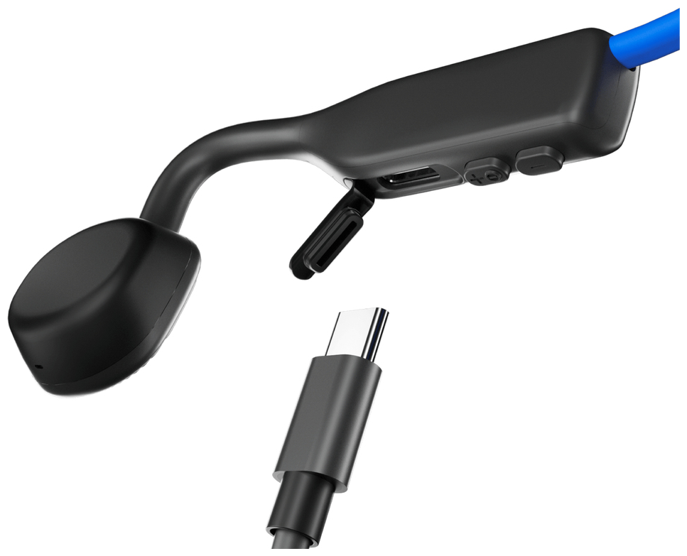 OpenMove Bone сonduction Bluetooth Kopfhörer kabellos 6 h Laufzeit IP55 (Blau) 