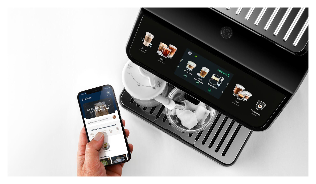 Eletta Explore ECAM450.55.S Kaffeevollautomat 19 bar 1,8 l 300 g  (Schwarz, Silber) 