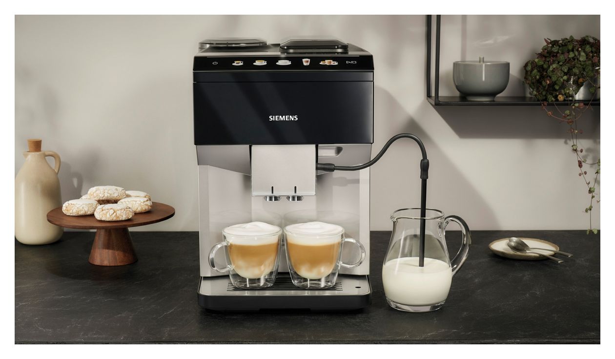 EQ500 TP515D01 Kaffeevollautomat 15 bar 1,9 l 270 g  (Schwarz, Silber) 