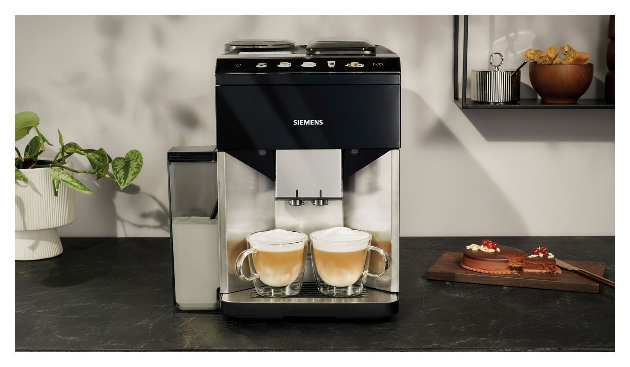 EQ500 TQ517D03 Kaffeevollautomat 15 bar 1,9 l 270 g  (Schwarz, Edelstahl) 