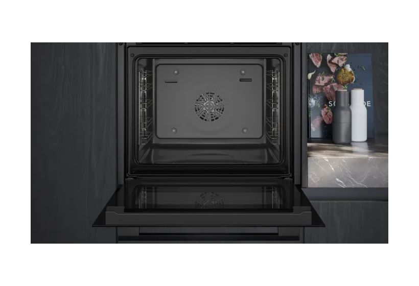 EQ527EA6BZ (HB237GBB3 + ED851BS16E) Backofen-Set groß AutoClean Ecoclean mit autarkem 80 cm Induktions Kochfeld 
