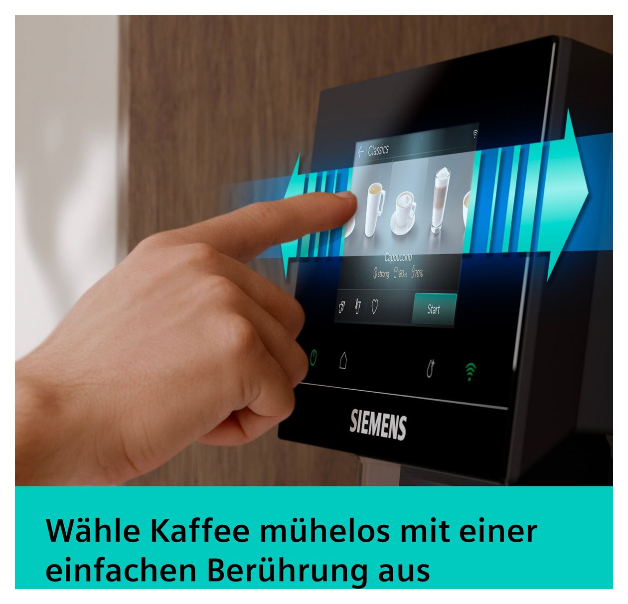 EQ700 TQ727EF5 iAroma Kaffeevollautomat 2,4 l 320 g  (Edelstahl) 