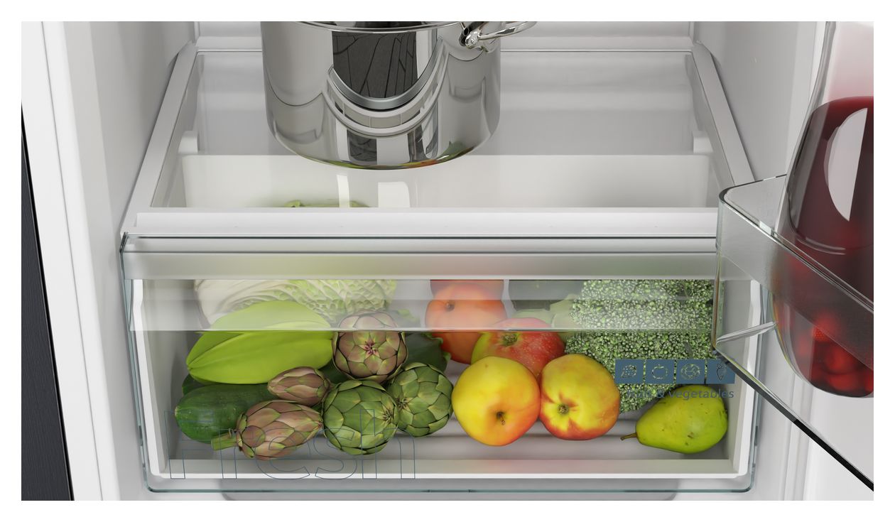 iQ100 KI21RNSE0 Schlepptür 136 l 88 cm Einbaukühlschrank EEK: E 92 kWh Jahr 