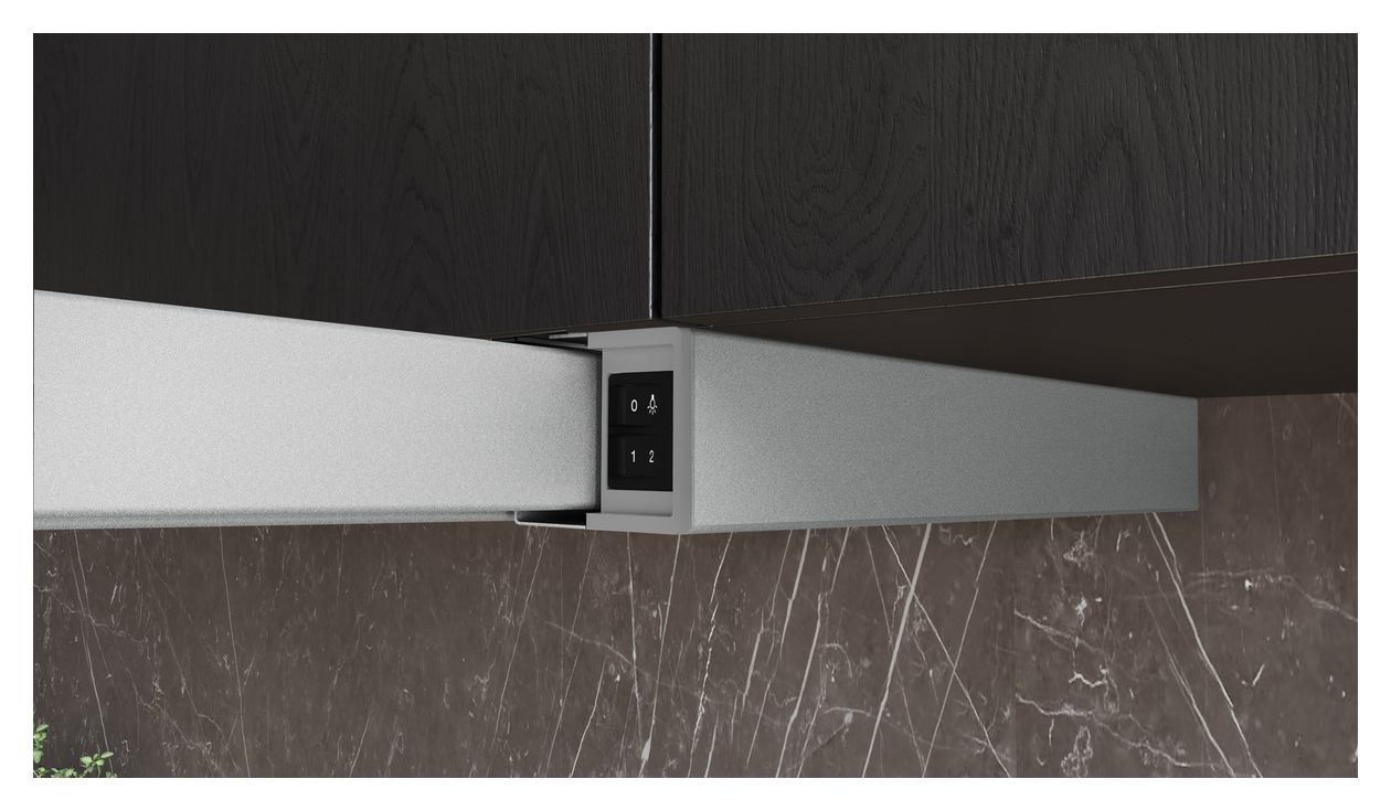 iQ100 LI63LB526 Abluft/Umluft Dunstabzugshaube/Esse Einbau 60 cm (Silber) 