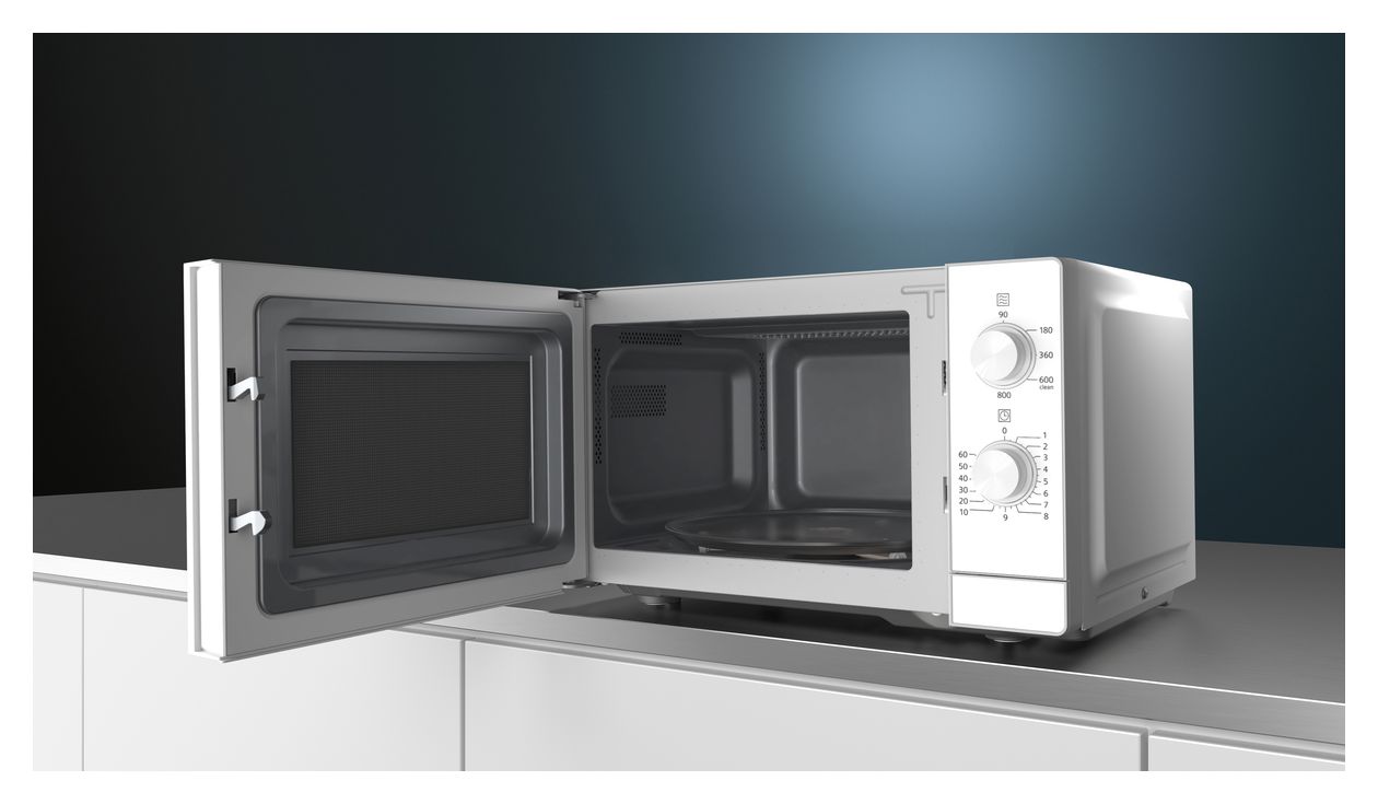iQ300 FF020LMW0 Freistehende Mikrowelle 800 W Größe: klein 5 Stufen  (Weiß) 