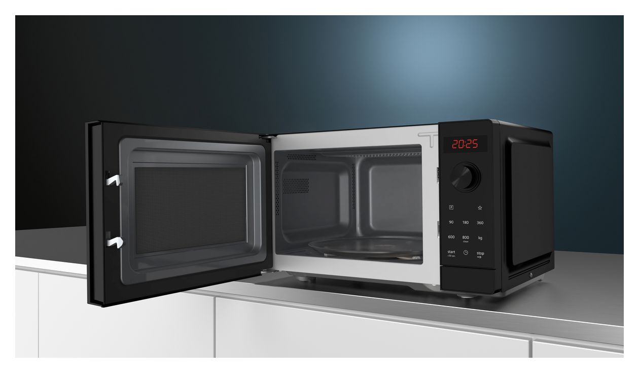 iQ300 FF023LMB2 Freistehende Mikrowelle 800 W Größe: klein 5 Stufen  (Schwarz) 