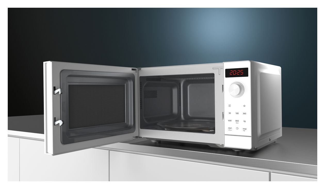 iQ300 FF023LMW0 Freistehende Mikrowelle 800 W Größe: klein 5 Stufen  (Weiß) 