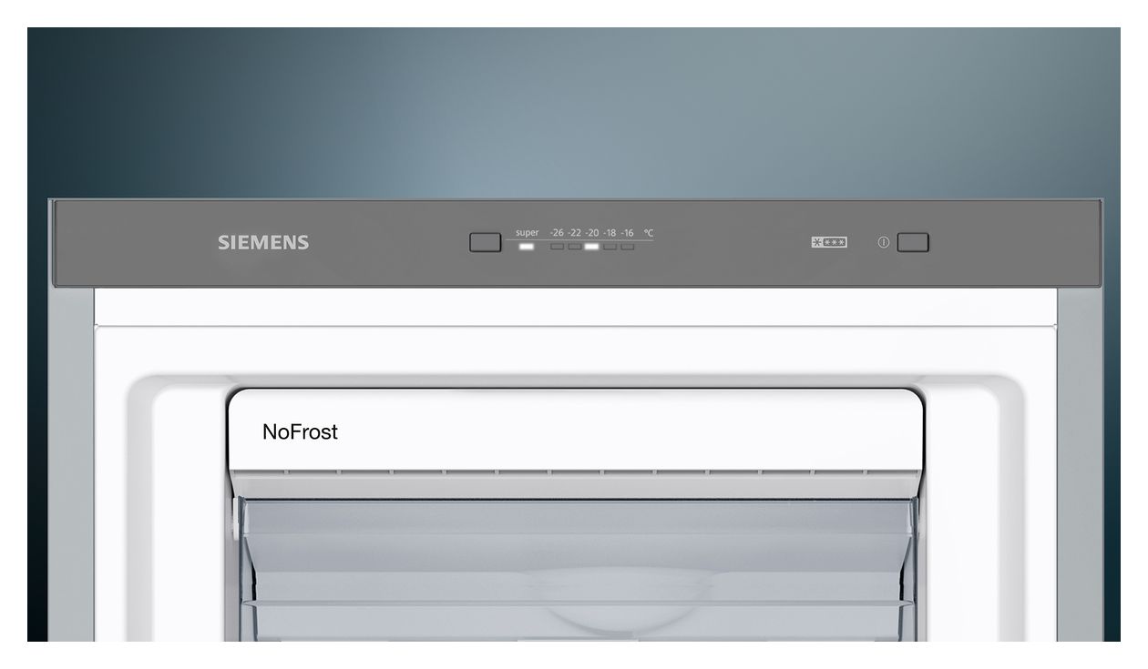 iQ300 GS36NGIEV 242 l Gefrierschrank 234 kWh Jahr NoFrost  (Satinierter Stahl) 