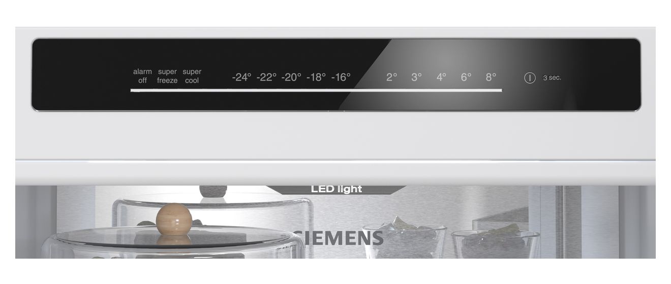 iQ300 KG36NVIBG 218 l / 103 l Kühl-Gefrierkombi freistehend NoFrost 127 kWh Jahr  (Gebürsteter Stahl) 
