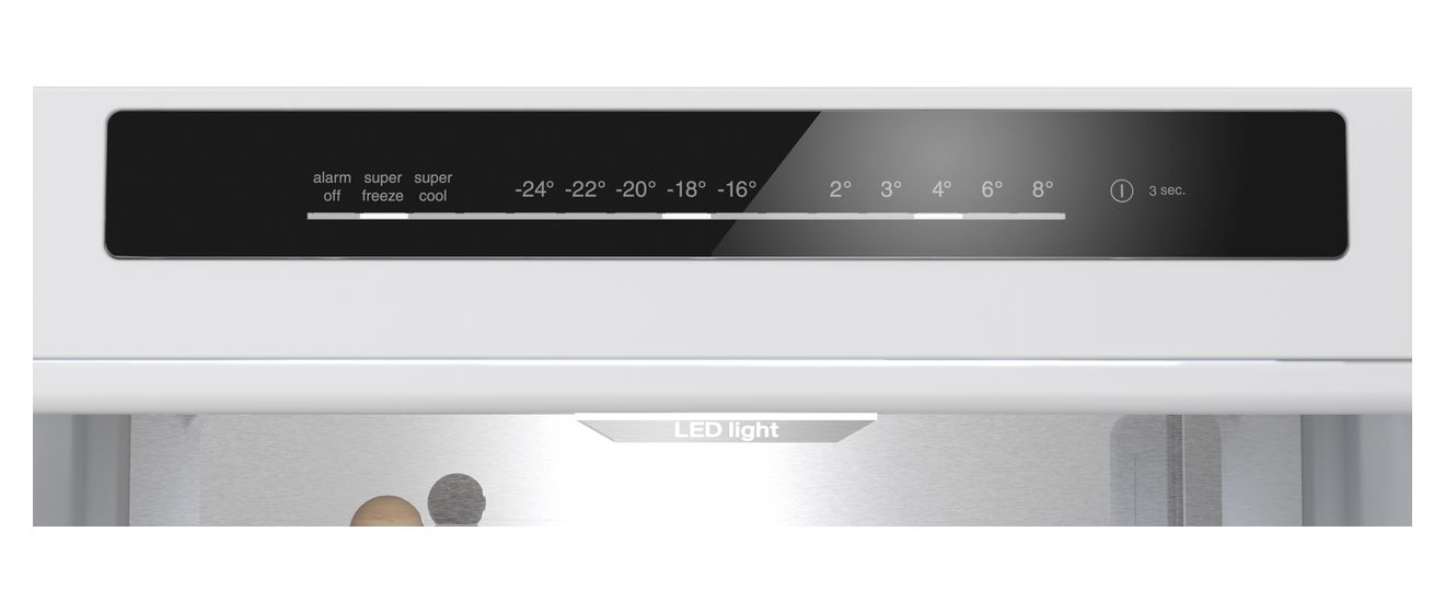 iQ300 KG39NVICV 260 l / 103 l Kühl-Gefrierkombi freistehend NoFrost 162 kWh Jahr  (Gebürsteter Stahl) 
