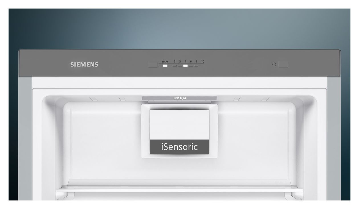 iQ300 KS36VGIDP 346 l / 346 l Kühlschrank freistehend EEK: D 93 kWh Jahr  (Edelstahl) 