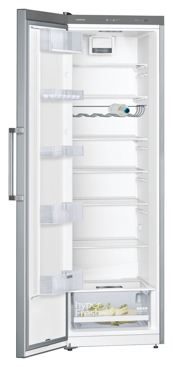 iQ300 KS36VVIEP 346 l / 346 l Kühlschrank freistehend EEK: E 116 kWh Jahr  (Edelstahl) 