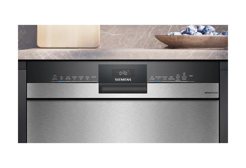 iQ300 SN43ESS2UD (SN43ES02UD + SZ36DX02 60 cm Geschirrspüler unterbaufähig Leise 13 Maßgedecke aquaStop Funktion Wärmetauscher 