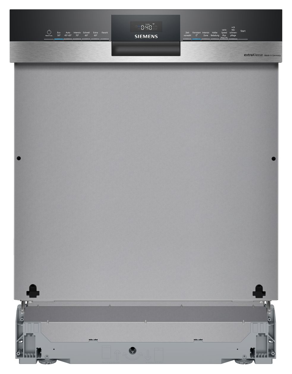 iQ300 SN53ES02BD 60 cm Geschirrspüler teilintegriert (ohne Front) Sehr leise 13 Maßgedecke aquaStop Funktion Wärmetauscher 