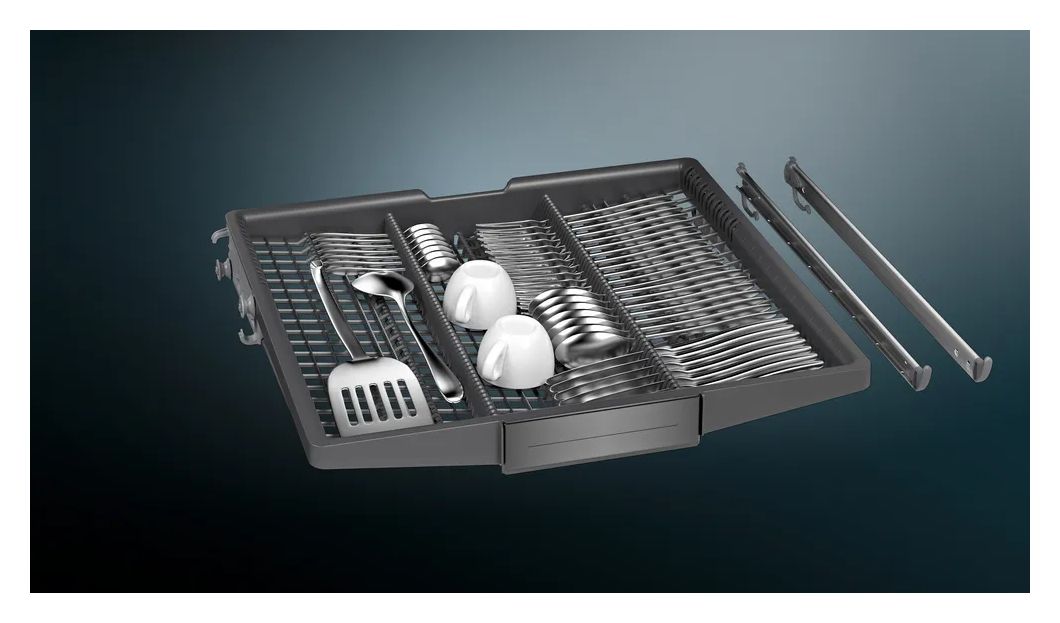 iQ300 SN53ESS2UD (SN53ES02UD + SZ36DX02) 60 cm Geschirrspüler teilintegriert (ohne Front) Leise 13 Maßgedecke aquaStop Funktion Wärmetauscher 