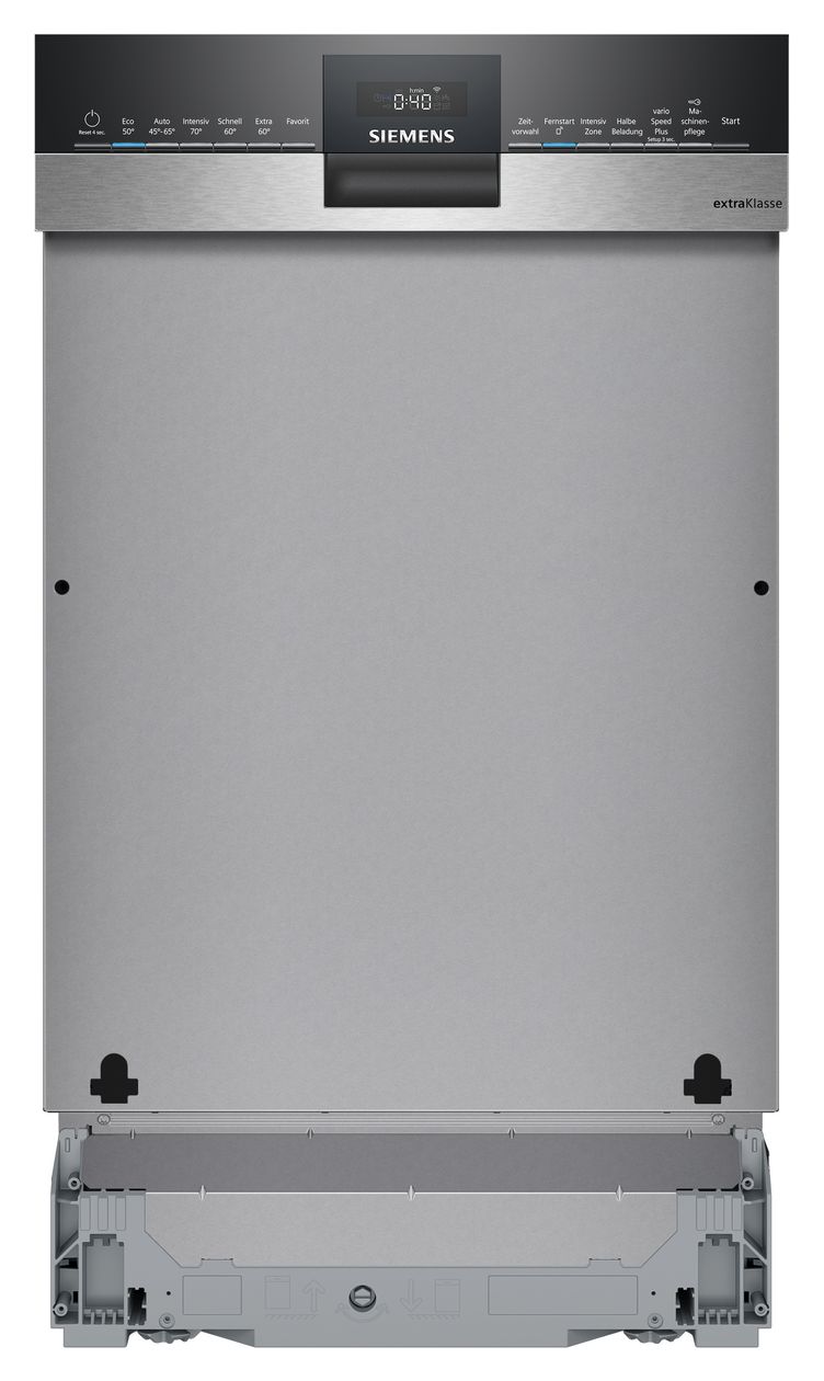 iQ300 SR53ES02LD 45 cm Geschirrspüler teilintegriert (ohne Front) Leise 10 Maßgedecke aquaStop Funktion 