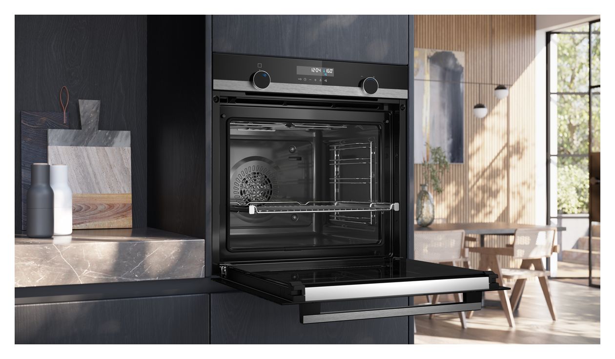 iQ500 HB578GES3 Einbaubackofen groß AutoClean 