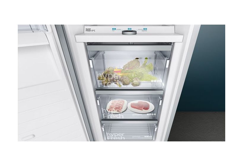 iQ500 KA95FPIEP Europäischer Side-by-Side Kühl-/ Gefrierkombination 309 l / 242 l NoFrost  (Edelstahl) 