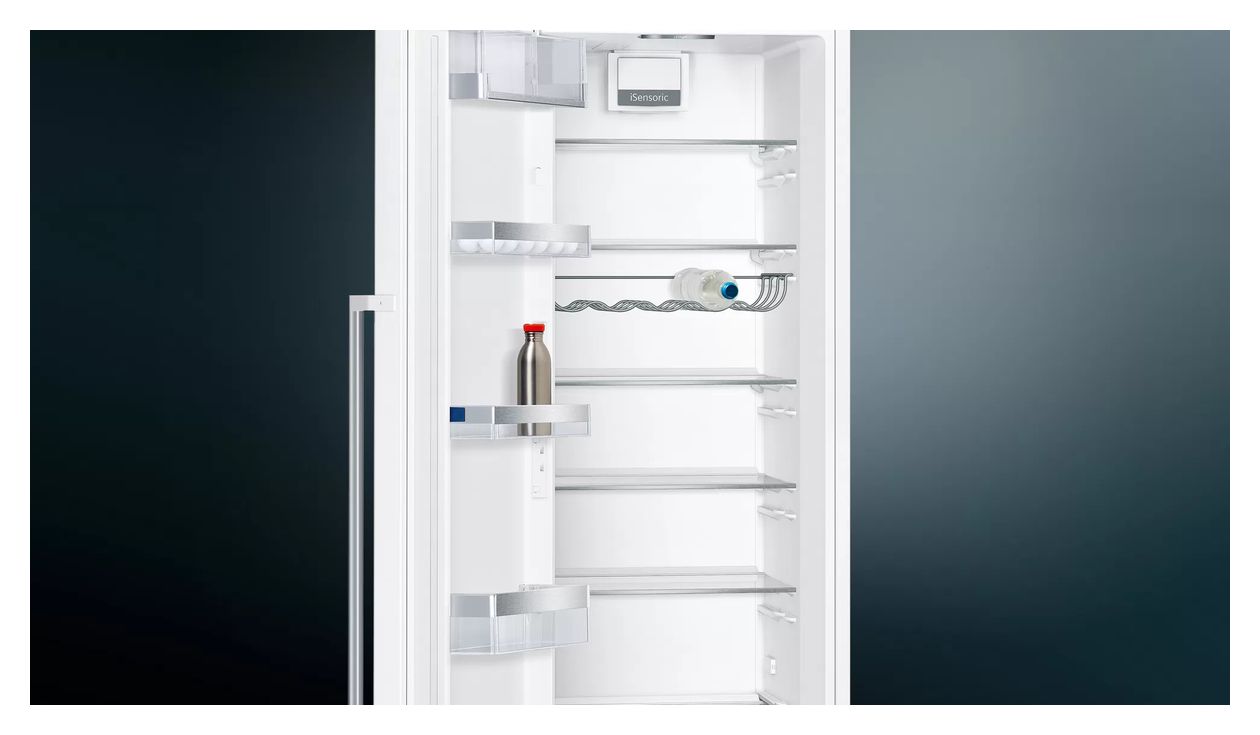 iQ500 KA95NAWEP Europäischer Side-by-Side Kühl-/ Gefrierkombination 346 l / 242 l NoFrost  (Weiß) 