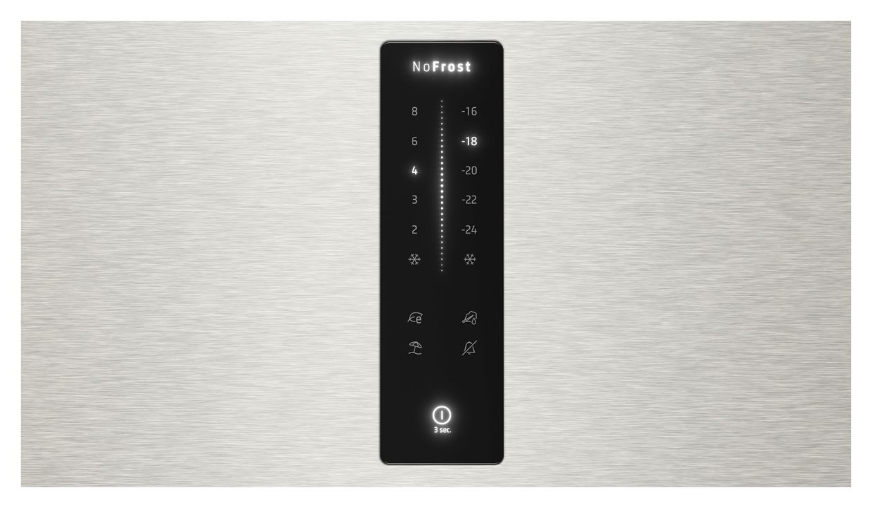 iQ500 KG39NAIBT 260 l / 103 l Kühl-Gefrierkombi freistehend NoFrost 129 kWh Jahr  (Edelstahl) 