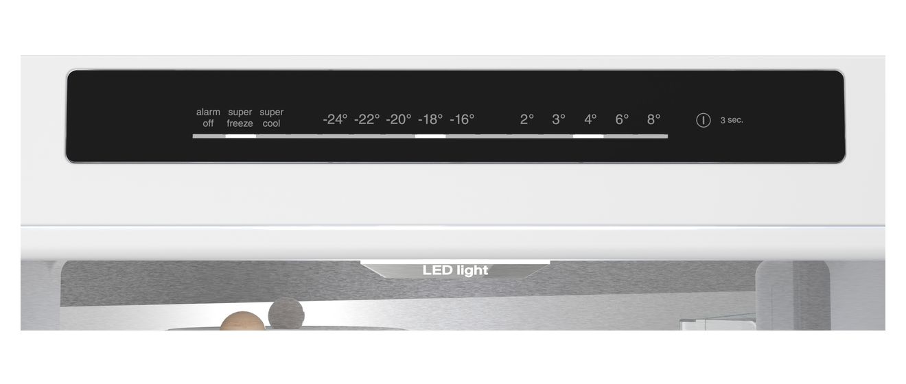iQ500 KG49N4XAF 311 l / 129 l Kühl-Gefrierkombi freistehend NoFrost 122 kWh Jahr  (Schwarz) 