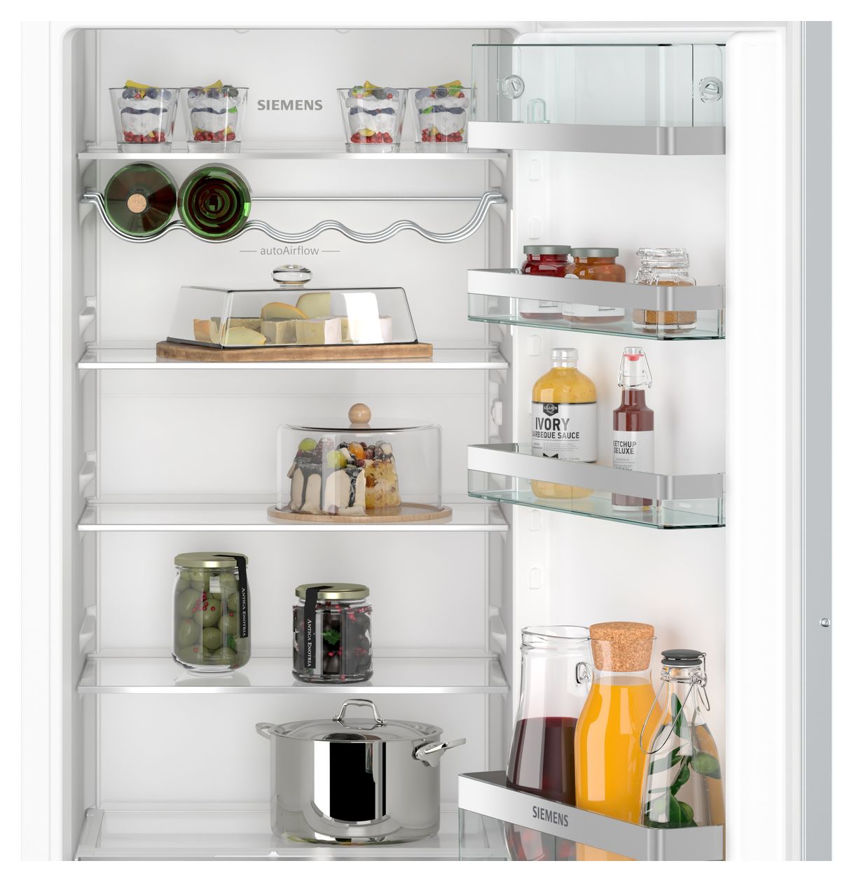 iQ500 KI41RADD1 204 l 122,5 cm Einbaukühlschrank EEK: D 81 kWh Jahr 