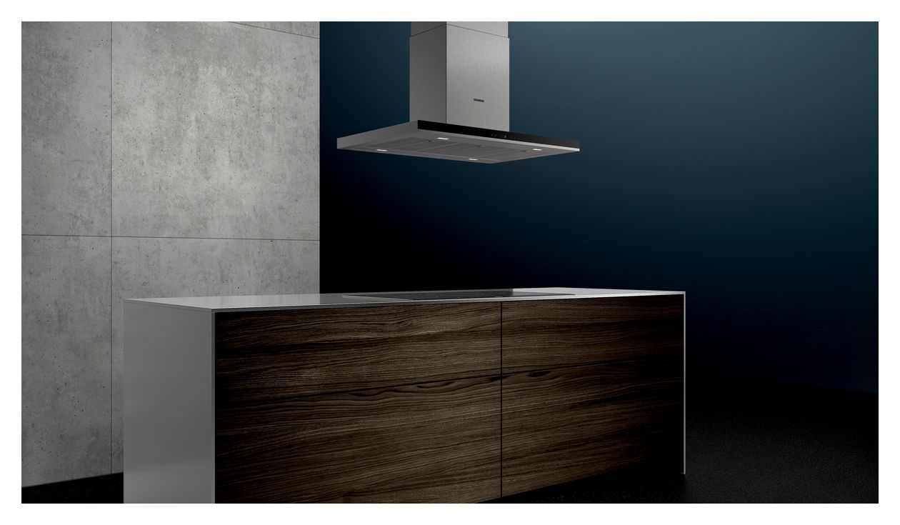 iQ500 LF98BIP50 Abluft/Umluft Dunstabzugshaube/Esse Insel 90 cm (Edelstahl) 