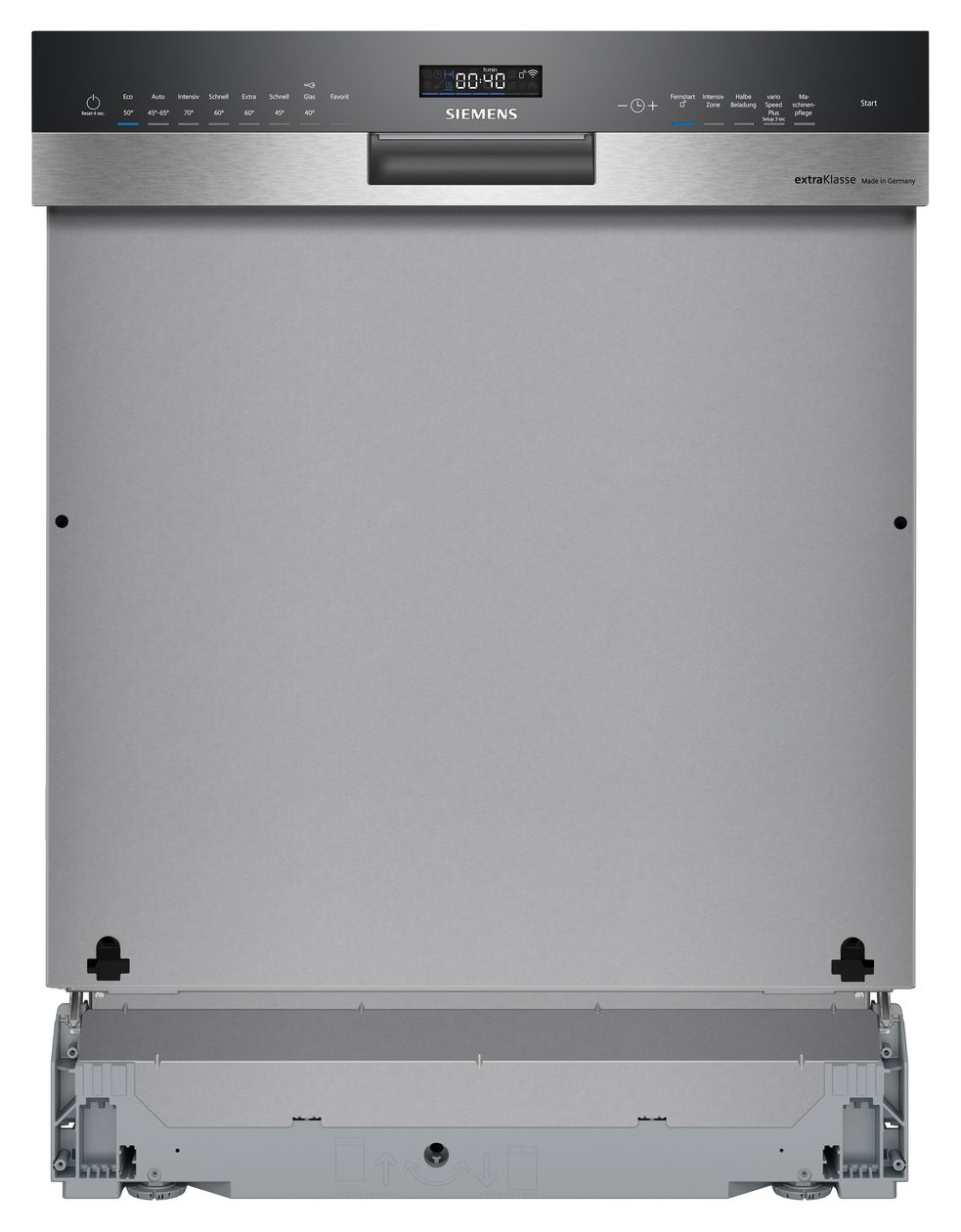 iQ500 SN55ES00BD 60 cm Geschirrspüler teilintegriert (ohne Front) Sehr leise 13 Maßgedecke aquaStop Funktion Wärmetauscher 