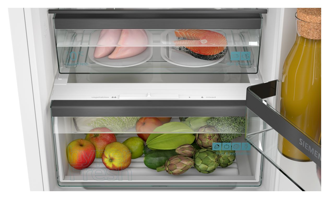 iQ500 KI96NSDC0 215 l Kühlteil 75 l Gefrierteil 194 cm Einbau Kühl-/Gefrierkombination NoFrost 