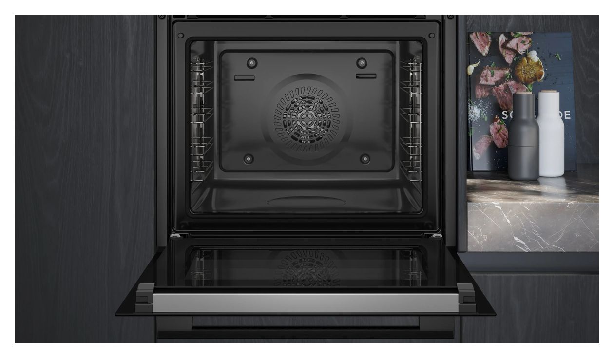 PQ100J60PL (HB279GBB3 + ED61AHSC1E) Backofen-Set groß AutoClean mit autarkem 60 cm Induktions Kochfeld 