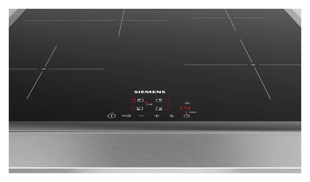 PQ522IA1BZ (HB279GBB3 + EH64KBFB5E) Backofen-Set groß AutoClean activeClean mit autarkem 60 cm Induktions Kochfeld 