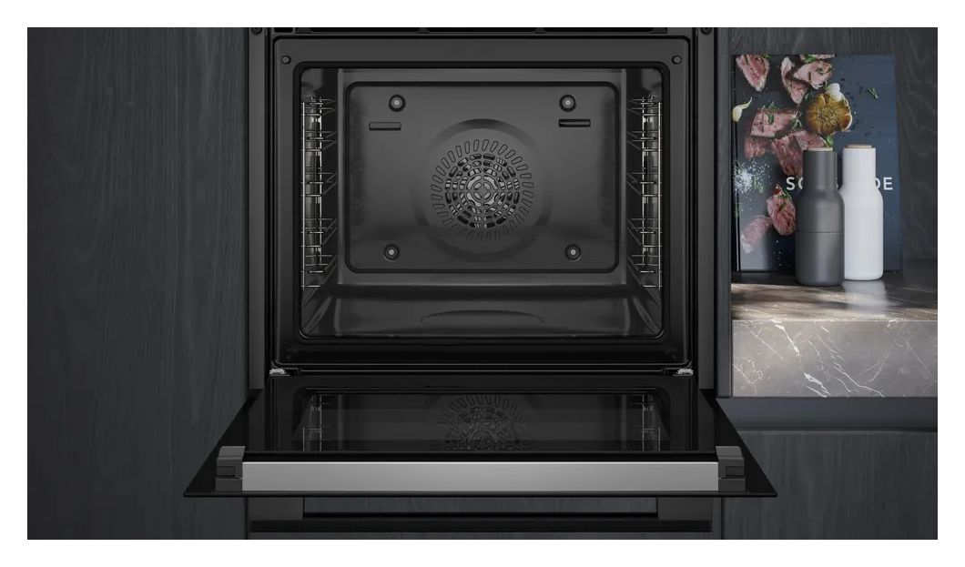 PQ522KA1BZ (HB279GBB3 + ET645BNA1E) Backofen-Set groß AutoClean activeClean mit autarkem 60 cm Glaskeramikkochfeld Kochfeld 