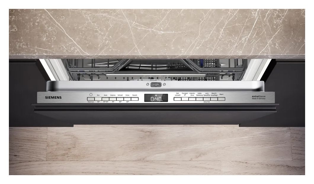 SX63EXS3BD (SX63EX03BD + SZ36DX04) 60 cm Geschirrspüler vollintegriert (ohne Front) Sehr leise 13 Maßgedecke aquaStop Funktion Wärmetauscher/Türöffnungstrocknung 