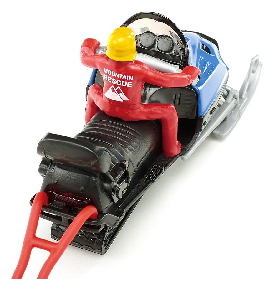 Snowmobil mit Rettungsschlitten 