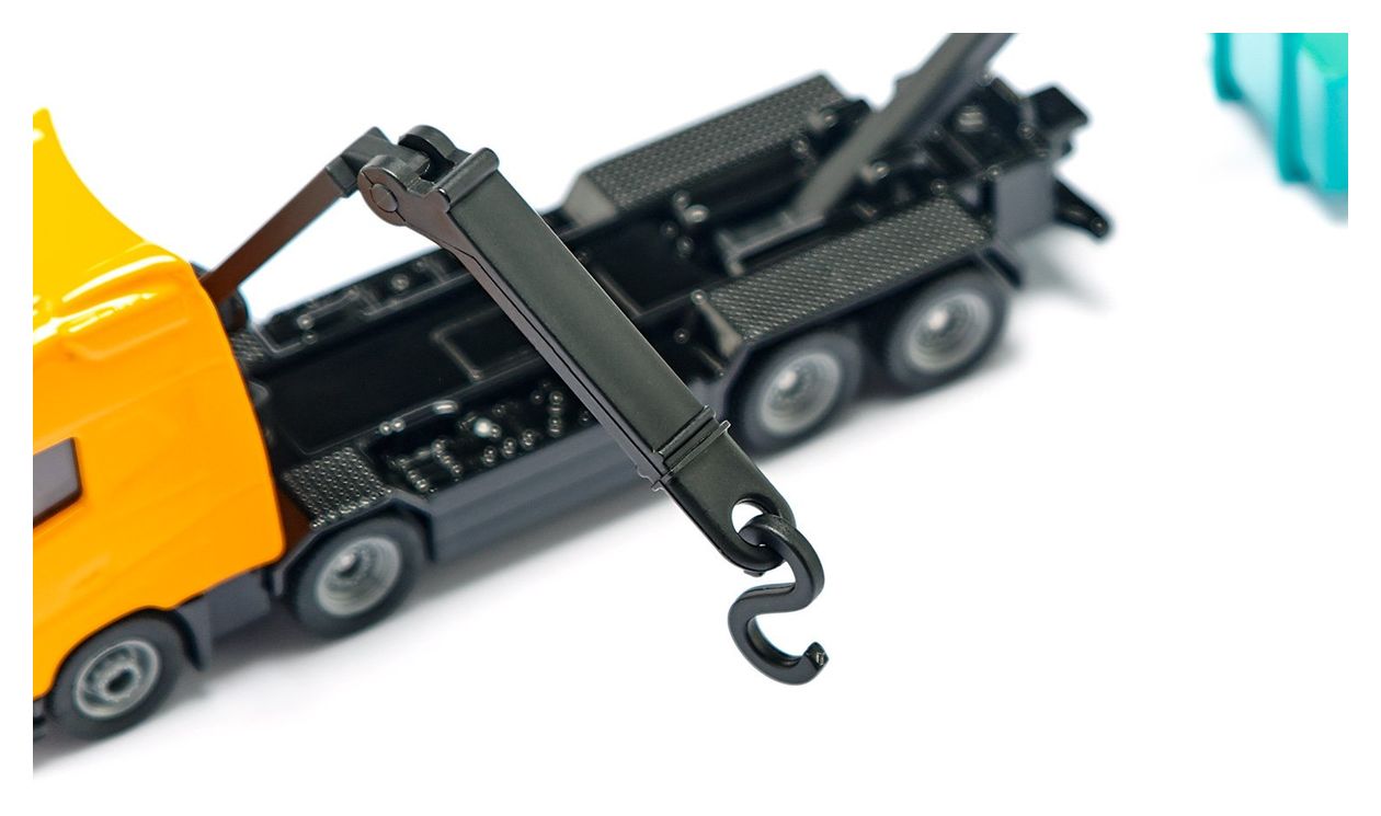 Volvo Abrollkipper mit Kran 