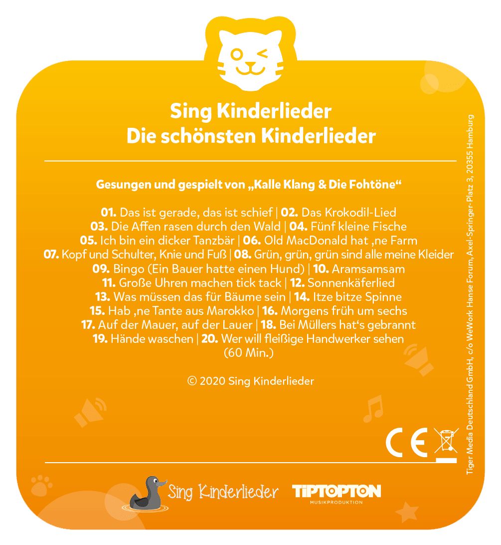 Sing Kinderlieder - Die schönsten Kinderlieder 