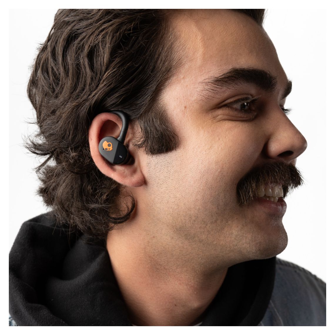 Push Play Active In-Ear Bluetooth Kopfhörer kabellos  (Schwarz, Orange) 