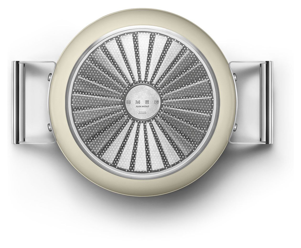 CSF2412CRM Schmortopf 50's Style 24 cm Keramik beschichtet  für alle Herdplatten und Backöfen bis 250° mit Glas-Deckel 