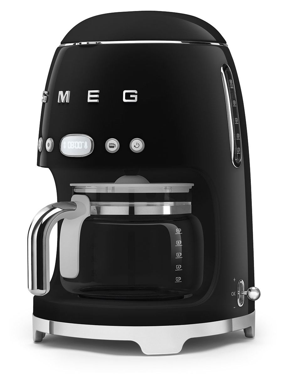 DCF02BLEU 10 Tassen Filterkaffeemaschine 1,4 l  (Schwarz) 