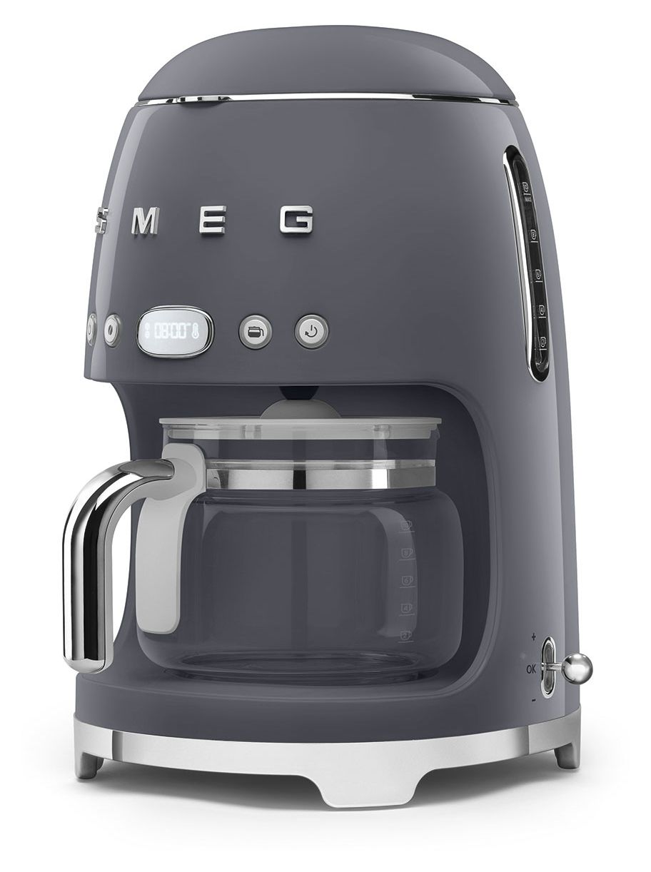 DCF02GREU 10 Tassen Filterkaffeemaschine 1,4 l  (Grau) 