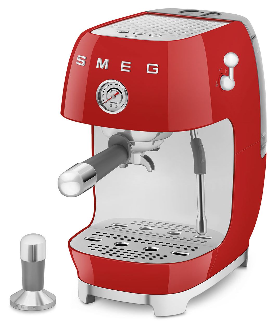 ECF03RDEU Siebträger Kaffeemaschine 15 bar 1480 W  (Rot) 