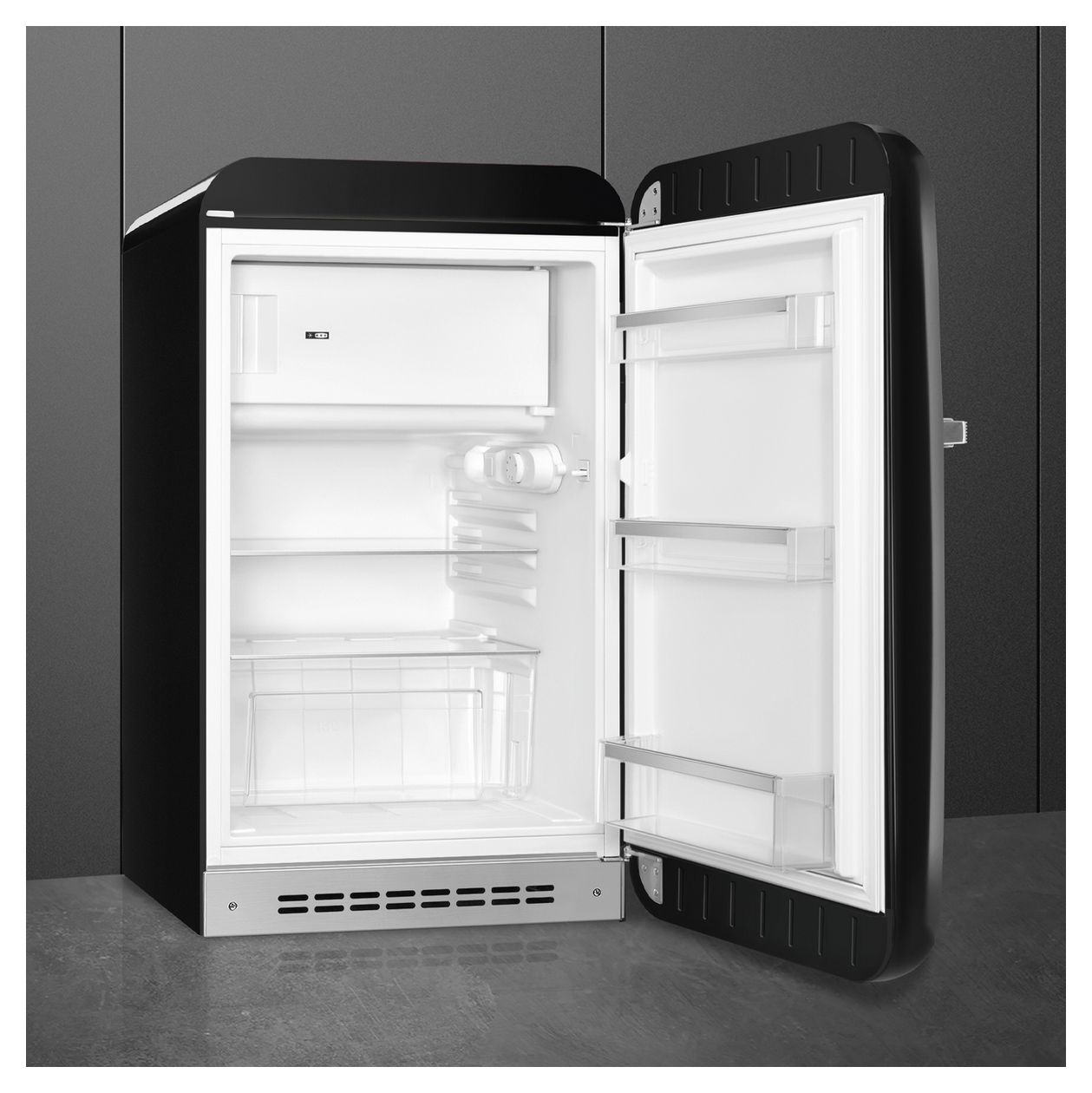 FAB10RBL6 122 l / 105 l Kühlschrank freistehend EEK: D 115 kWh Jahr  (Schwarz) 