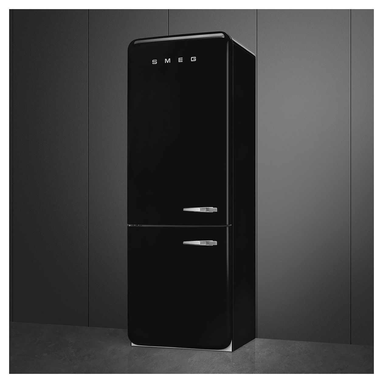 FAB38LBL6 344 l / 137 l Kühl-Gefrierkombi freistehend NoFrost 230 kWh Jahr  (Schwarz) 