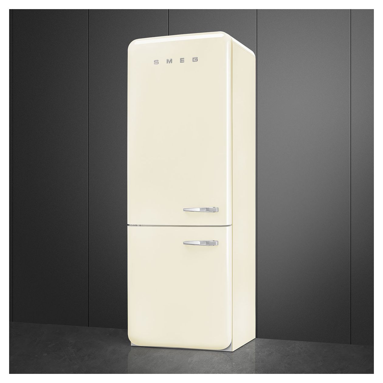 FAB38LCR6 344 l / 137 l Kühl-Gefrierkombi freistehend NoFrost 230 kWh Jahr  (Cremefarben) 