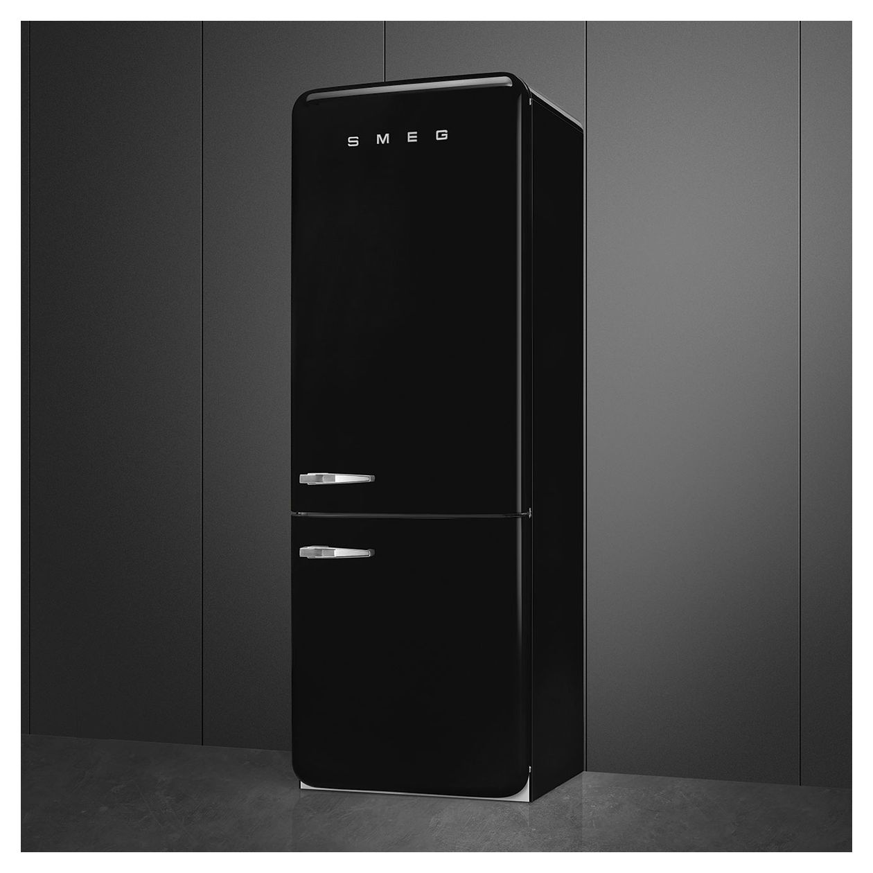FAB38RBL6 344 l / 137 l Kühl-Gefrierkombi freistehend NoFrost 230 kWh Jahr  (Schwarz) 