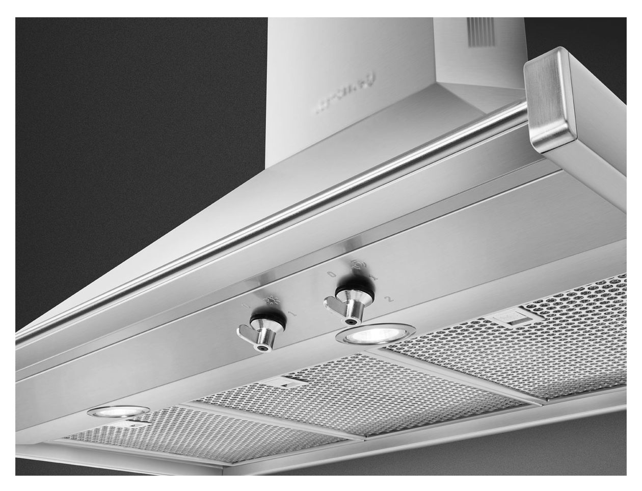 KD90HXE Abluft/Umluft Dunstabzugshaube/Esse Wand 90 cm (Edelstahl) 