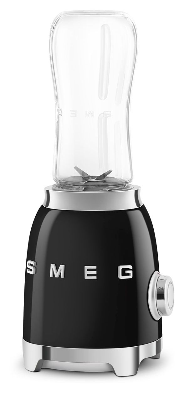 PBF01BLEU 50's Retro Style 0,6 l Standmixer 2 Geschwindigkeiten 300 W  (Schwarz) 